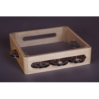 Бубен из массива березы с натяжкой, D 20 см (лак)