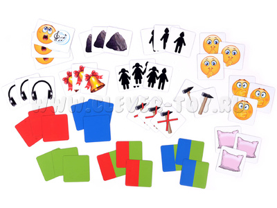 Набор магнитных карточек "Фонетический разбор с картинками" (сокращённый)*