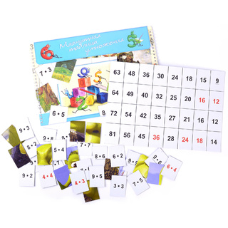 Магнитная таблица умножения "Шрек"