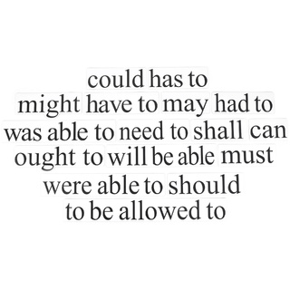 Набор магнитных карточек "Modal verbs" (большой размер) (остатки)