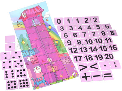 Магнитный плакат Город цифр (магнитный)